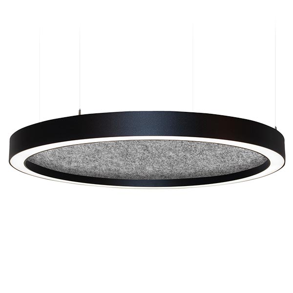 Luminaires of the series BELO_GI_70/80_ACOUSTIC